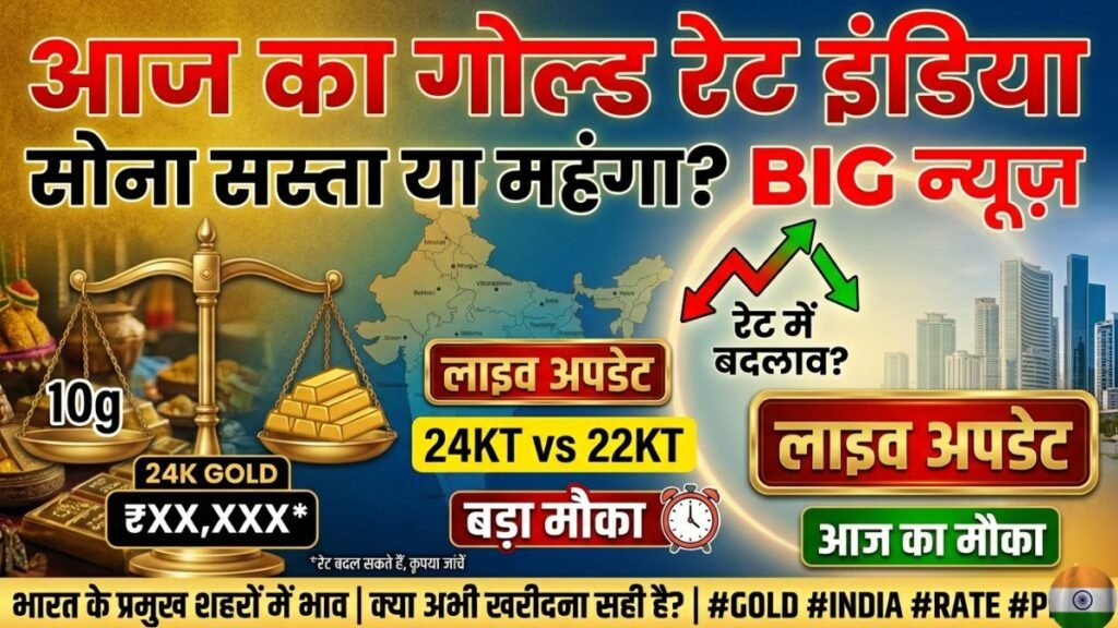 Gold Rate Today India 2026