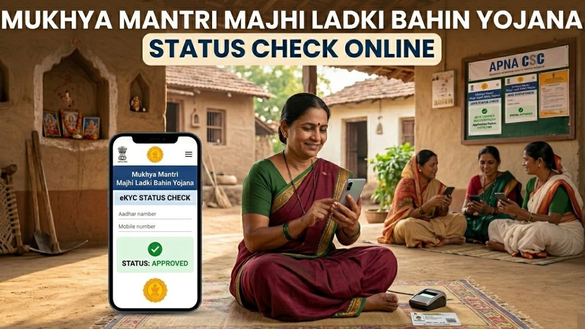 Ladki Bahin Yojana eKYC Online Status Check 2026