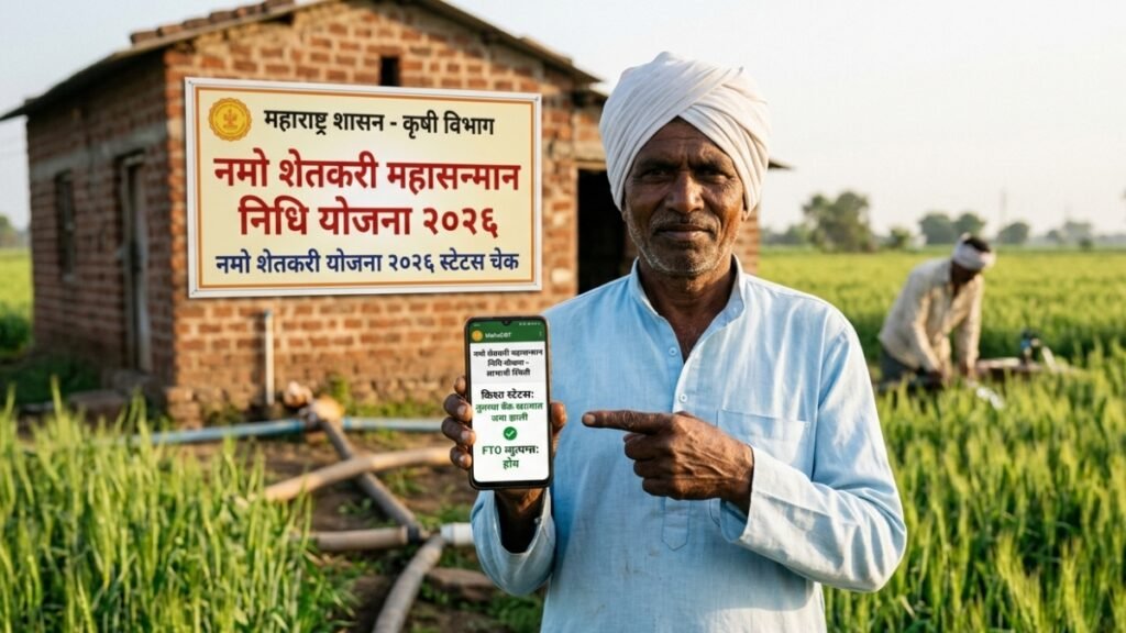 Namo Shetkari Yojana 2026 status check