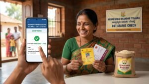 Annapurna Bhandar Yojana DBT Status Check 2026