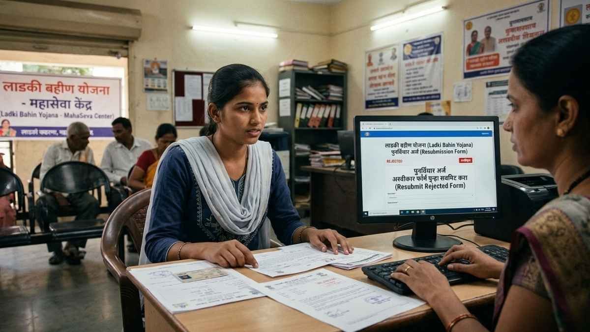 Ladki Bahin Rejected form resubmit kaise kare